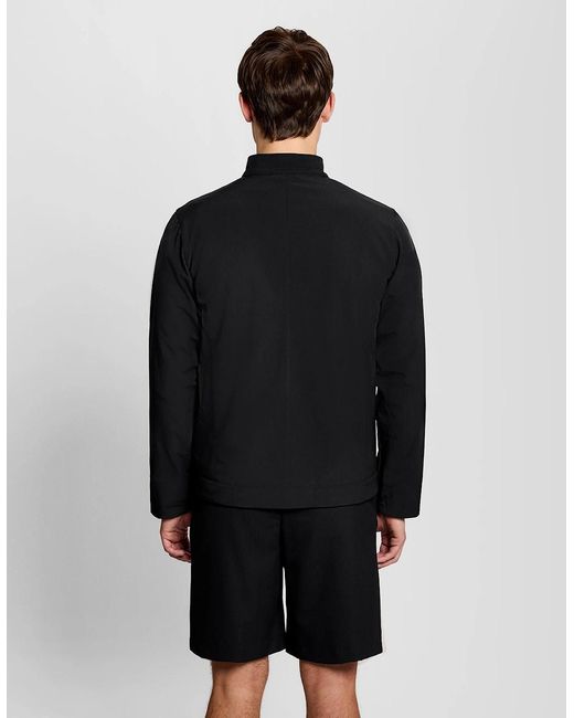 Lyle & Scott Black Lightweight Softshell Jacket for men