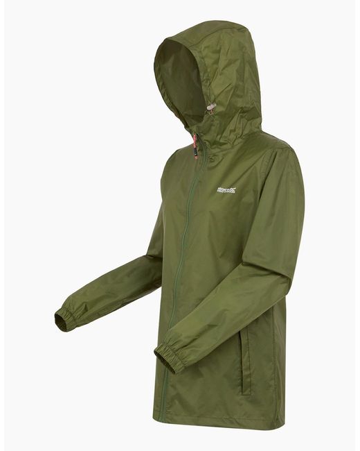 Regatta Green Ladies Pack It Iii Waterproof Jacket