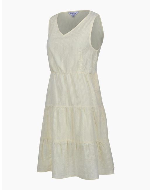 Regatta White Zariah V-Neck Sleeveless Midi Dress