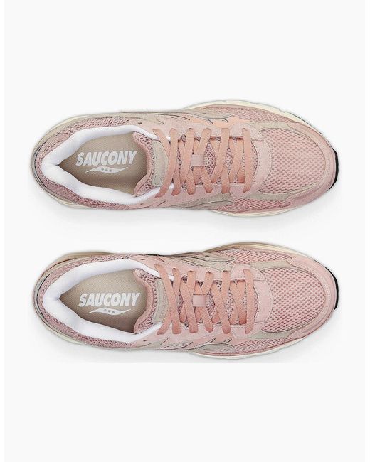 Saucony Pink Pro Grid Omni 9 Trainers for men