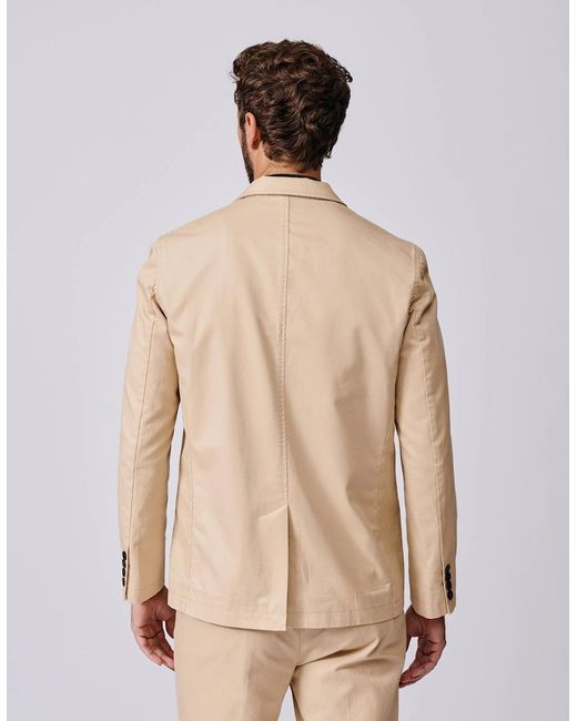 aubi Natural Mareham Patch Pocket Jacket for men
