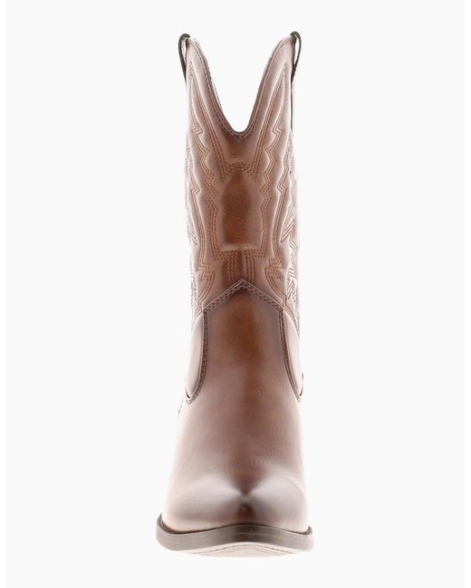 Apache Brown Cowboy Boots Ranch Tan Uk Size