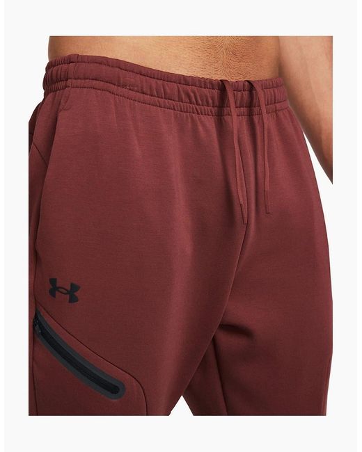 Under Armour Red Uns Fleece Joggers T for men
