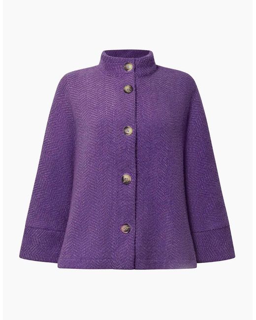 James Lakeland Purple Batwing Jacket