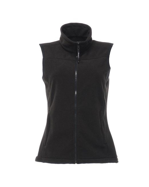 Regatta Black Professional /Ladies Haber Ii 250 Series Anti-Pill Fleece Bodywarmer Sleeveless Jacket