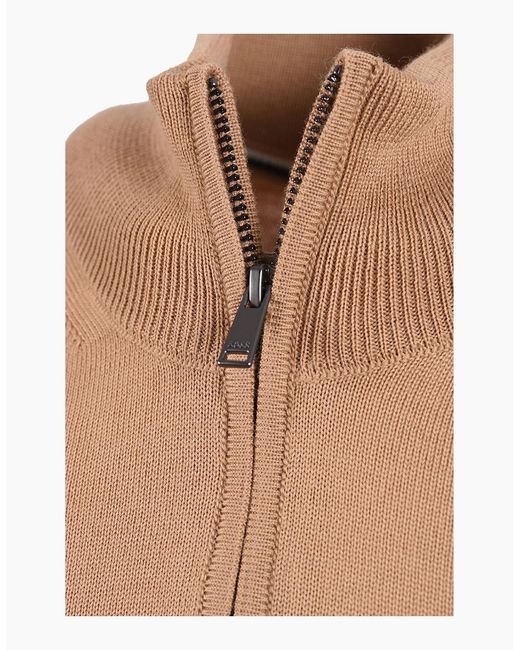 Boss Natural Boss Boss H Ebenji Half Zip Knitwear Medium for men