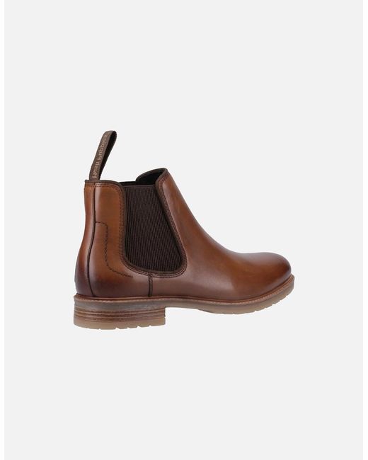 Hush Puppies Brown Russell Leather Tan Boots for men