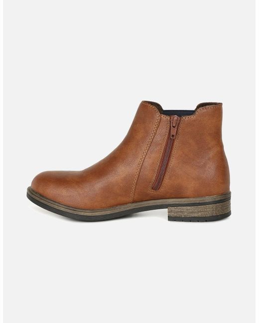 Rieker Brown Minnesota Chelsea Boots