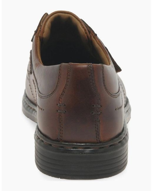 Josef Seibel Brown Alastair 16 Riptape Shoes for men