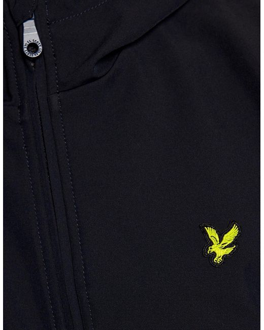 Lyle & Scott Black Mesh Lined Softshell Jacket for men