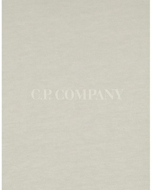 C P Company Green Resist Dyed Logo Print T-Shirt for men