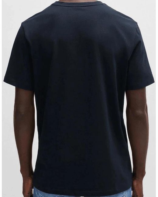 Boss Blue Tales Sewalk Cotton Relaxed Fit Short Set for men