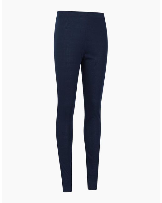 Mountain Warehouse Blue Ladies Talus Base Layer Bottoms