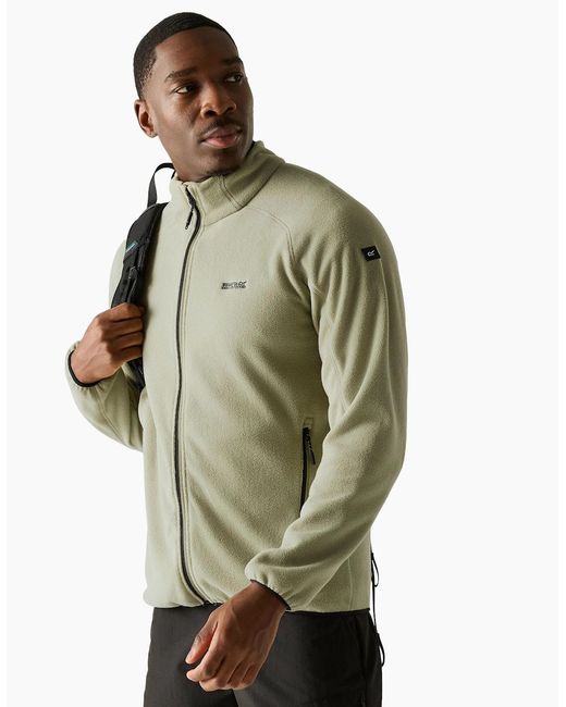 Regatta Green Hadfield Full Zip Fleece Jacket for men