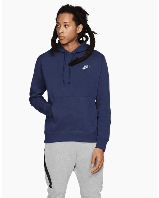Nike Blue Adult Sportswear Club Hoodie