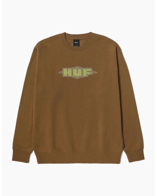 Huf Natural Quality Mud Crewneck Sweatshirt for men
