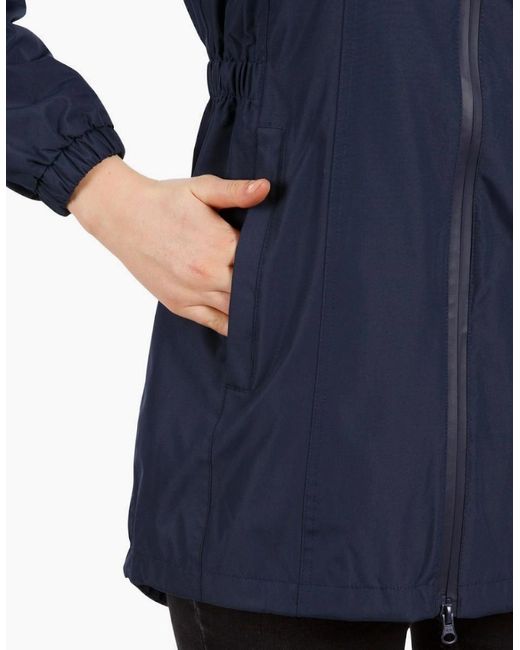 Trespass Blue Ladies Waterproof Shell Jacket