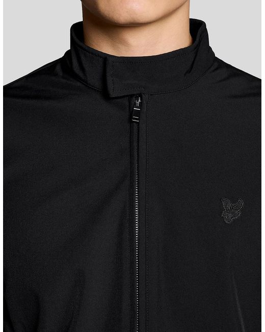 Lyle & Scott Black Lightweight Softshell Jacket for men