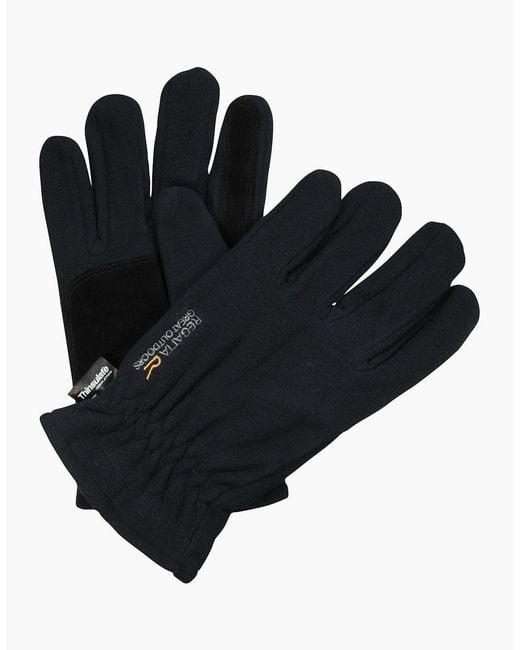 Regatta Black Great Outdoors Adults Kingsdale Gloves