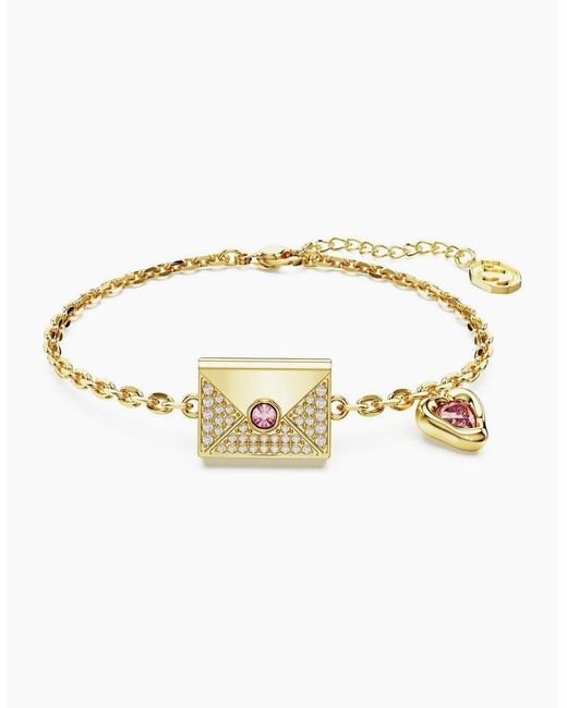 Swarovski Metallic Crystal Chain Bracelets