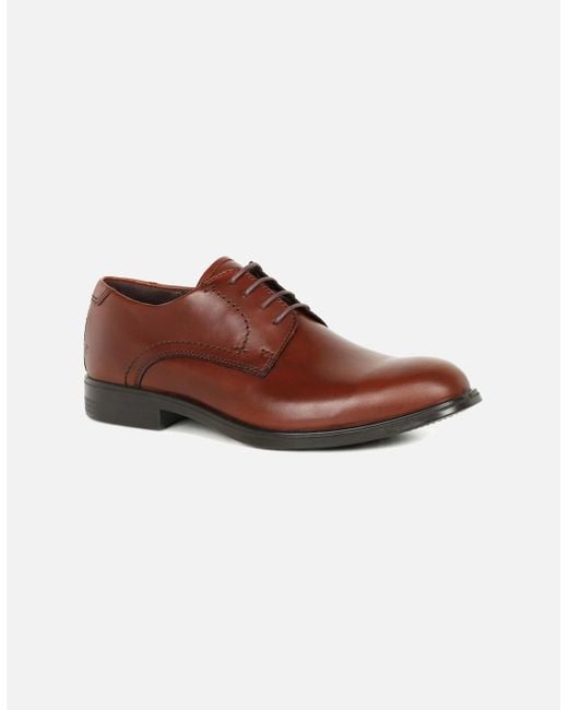 Ecco Brown Melbourne Formal Lace Up Shoes for men