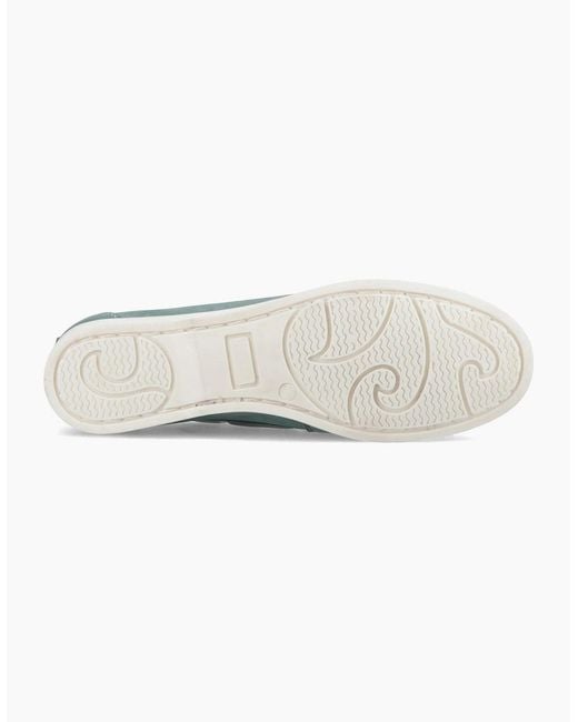 Sperry Top-Sider Green Sperry Balboa 2 Eye Boat Nubuck Boat Shoes