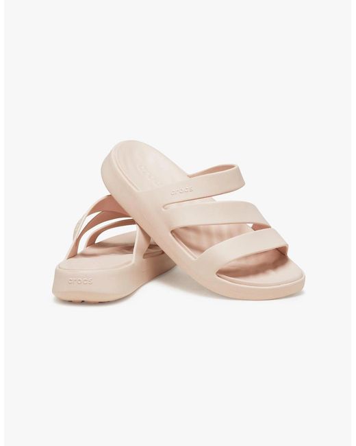 CROCSTM White Blush 209587-6Ur Flat Sandals
