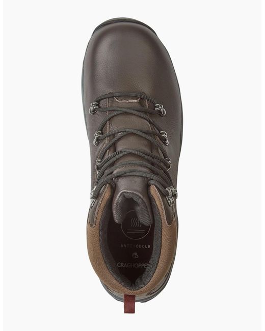 Craghoppers Black Lite Newhide Full Grain Leather Walking Boots for men