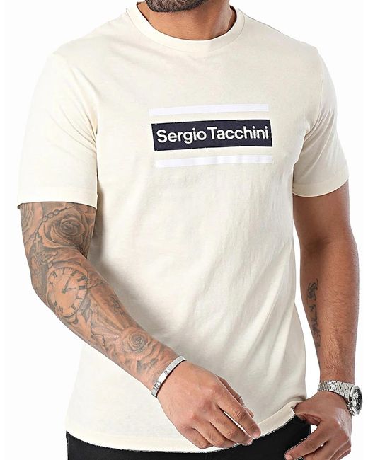 Sergio Tacchini Natural Lared T-Shirt for men