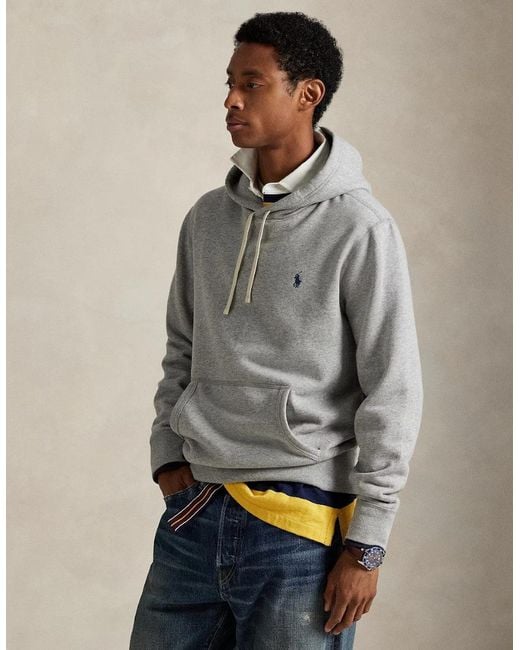 Polo Ralph Lauren Gray Rl Fleece Hoody 006 Andover Heather for men