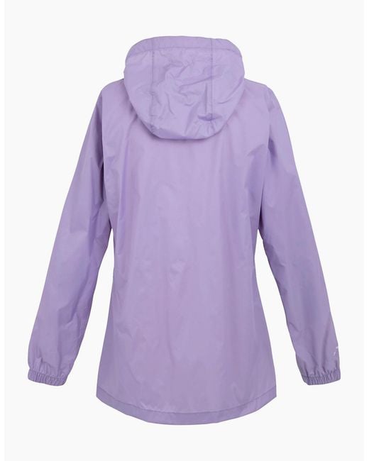 Regatta Purple Ladies Pack It Iii Waterproof Jacket