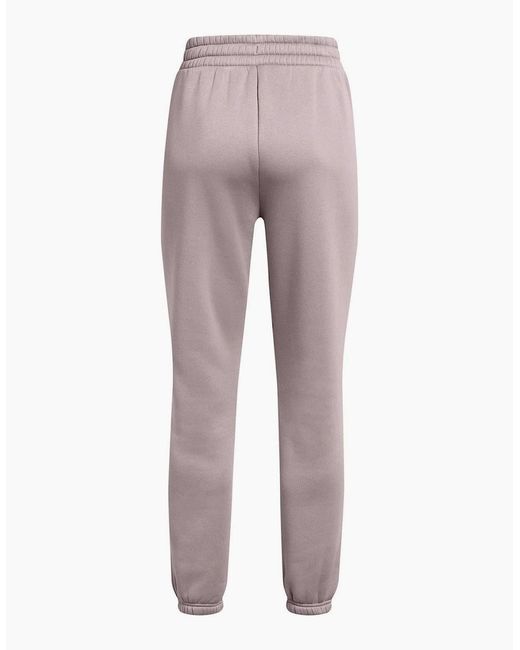 Under Armour Gray Solid Patterned Fleece Pro Track Pants