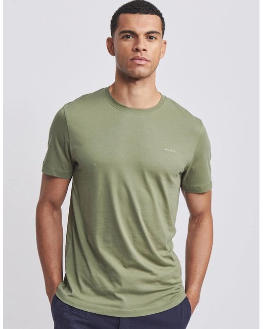 aubi Green Askern T-Shirt for men