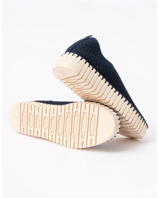 Ilse Jacobsen Blue Tulip Slip-In Platform Shoes