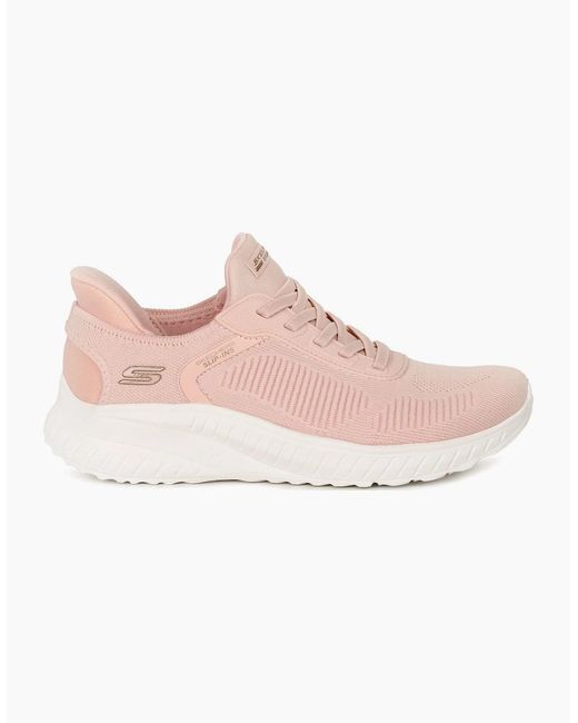 Skechers Pink Bobs Squad Chaos Slip