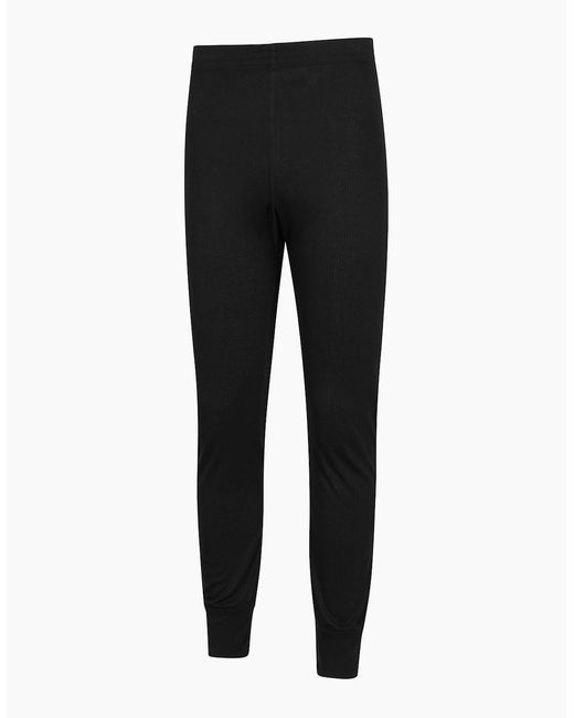 Mountain Warehouse Black Talus Base Layer Bottoms for men
