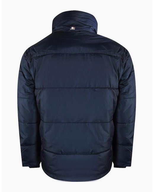 Aquascutum Blue Active Puffer Jacket for men