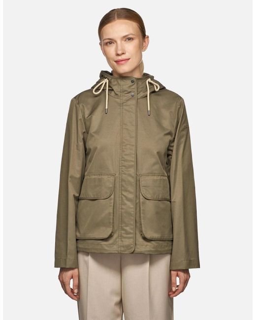 Geox Green W Ilde Parka Coat