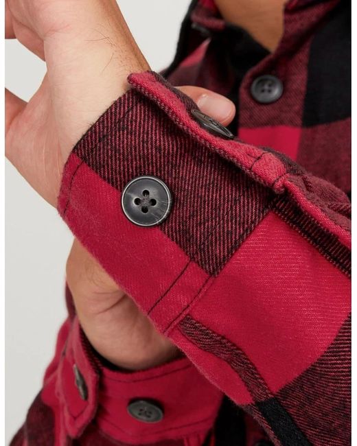 Jack & Jones Red Oshirtls for men