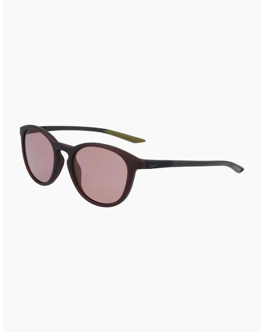 Nike Brown E Round Sunglasses for men