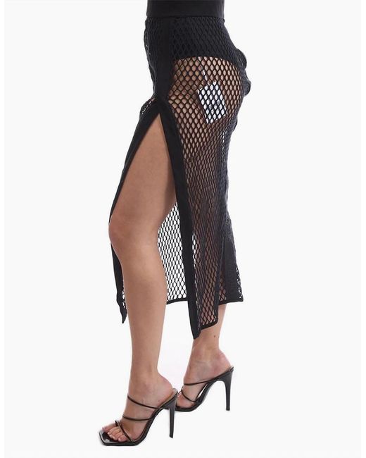 Off-White c/o Virgil Abloh Black Mesh Skirt