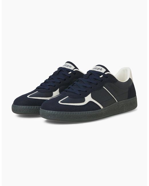 Jack & Jones Blue Morgen Combo Polyurethane Blazer Standard Trainers for men