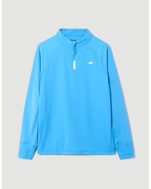 Ellesse Blue Musica 1/4 Ls Tee for men