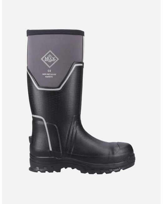 Muck Boot Blue Grit S5 Wellingtons for men