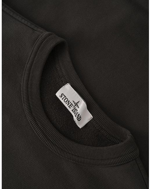 Stone Island Gray Compass 6100015 Sweatshirt for men
