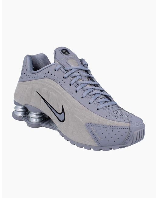 Nike Blue Shox R4 Running Trainers Hq7739 001
