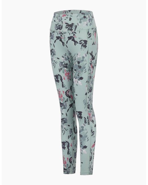 Regatta Blue Ladies Influential Ii Floral Leggings