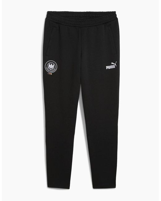 PUMA Black Dhb Archive Track Closed Hem Jersey Jogging Bottoms for men