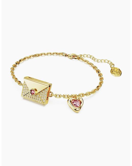 Swarovski Metallic Crystal Chain Bracelets