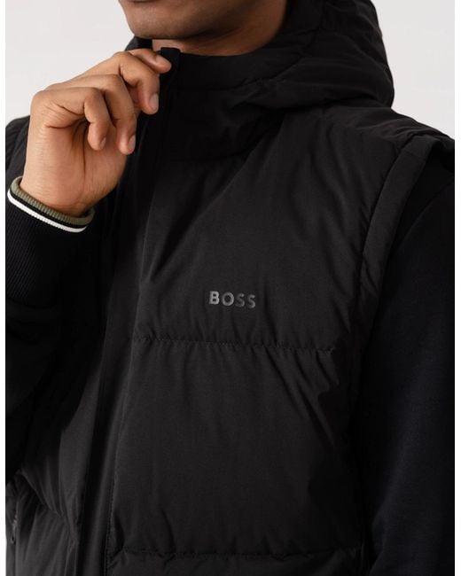 Boss Black Boss Ow Riplite Padded Gilet for men